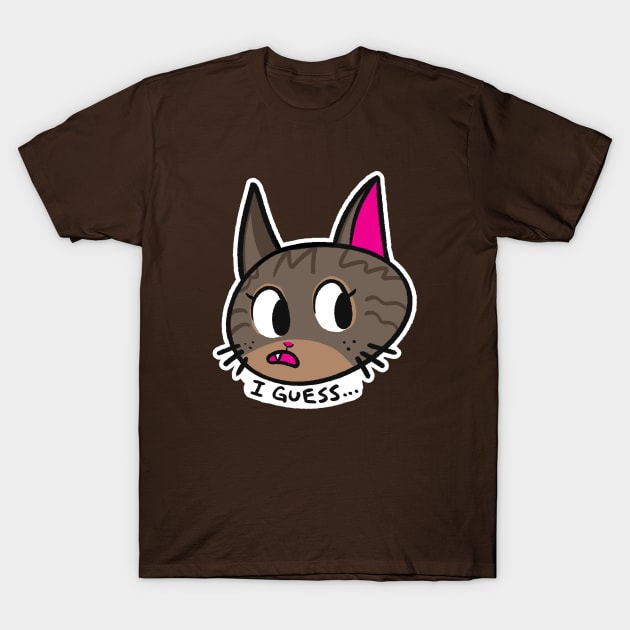 I Guess - Tabby Cat T-Shirt by Starline Hodge